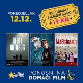 Domaći filmovi <br/> za 19kn